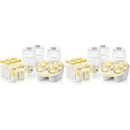 Medela Breast Milk Storage Solution Set, Breastfeeding Supplies & Containers, Breastmilk Organizer, Made Without BPA (Pack of 2)