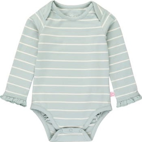 Baby/Toddler Girls Knit Long Sleeve Ruffle Layering Bodysuit, 6-12M