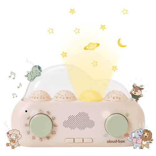 Cloud B - CloudBox Storyteller, Nightlight and Projection Toy in Both English & Spanish
