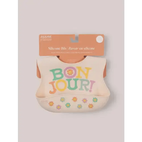 JuJuBe x Studio Oh! Food-Grade Silicone Bib - Bonjour Bébé