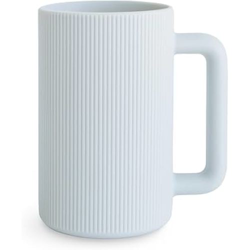 mushie Baby Bath Rinse Cup | 100% Food Grade Silicone | Shampoo & Body Washing Rinser Cup For Kids (Periwinkle)