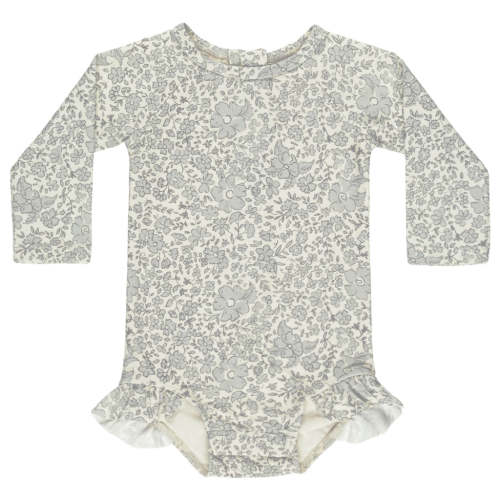 Quincy Mae Olivia Rashguard One-Piece | Blue Blossom