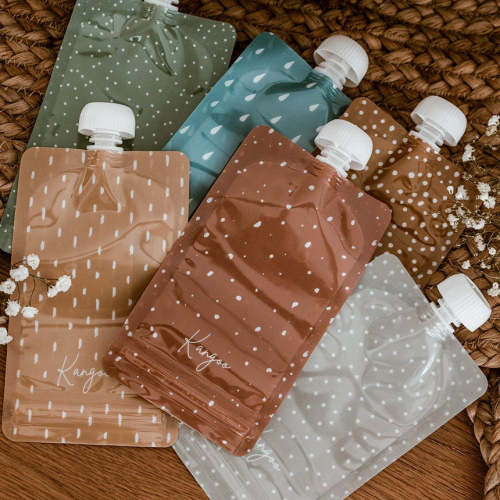 Pochettes à compote réutilisables Neutral 6x (4oz) – CLÉMENT