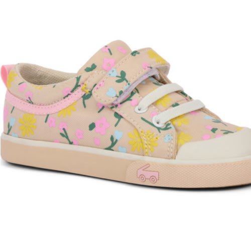 Kristin Oatmeal/Floral - See Kai Run