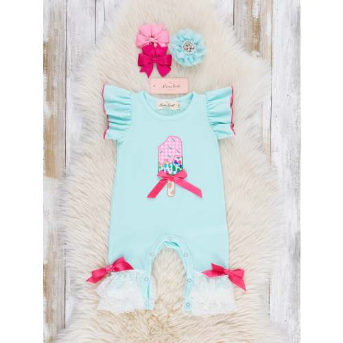 Cowgirl Popsicle Ruffle Romper