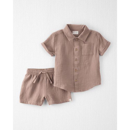 Toddler 2-Piece Organic Cotton Gauze Set - Little Planet | Carter's