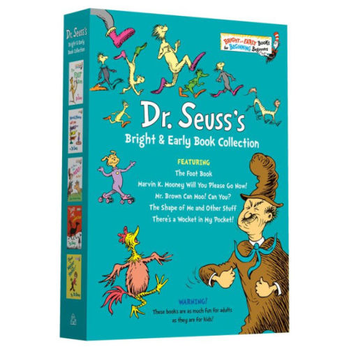 Dr. Seuss Bright & Early Book Collection: The Foot Book; Marvin K. Mooney Will You Please Go Now!; Mr. Brown Can Moo! Can You?, The Shape of Me and Other Stuff; There's a Wocket in My Pocket! by Dr. Seuss, Hardcover | Barnes & Noble®