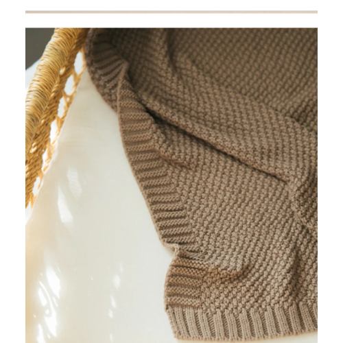 Knitted Blanket - Pewter