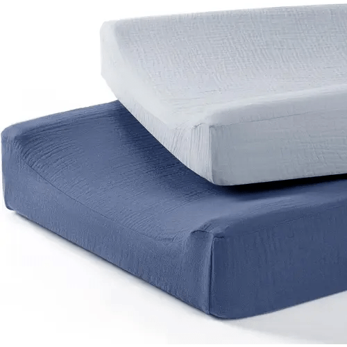 lulumoon Baby Changing Pad Cover: Muslin Diaper Changing Table Pad Cover - Changing Pad Sheets for Girls Boys