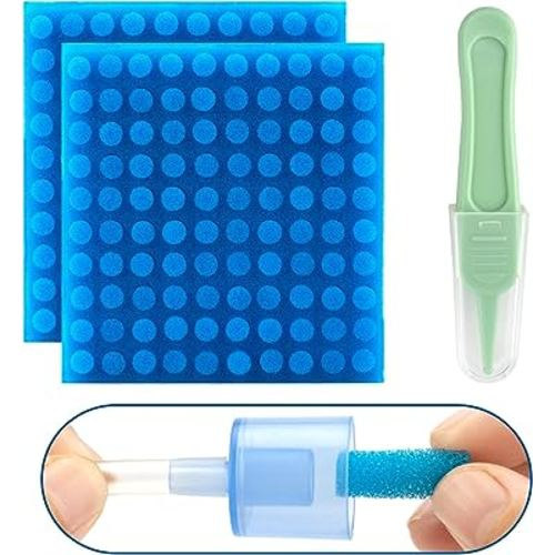 200-Pack of Premium Nasal Aspirator Hygiene Filters, Replacement for NoseFrida Nasal Aspirator Filters, BPA, Phthalate & Latex-Free with Nose Cleaning Tweezer