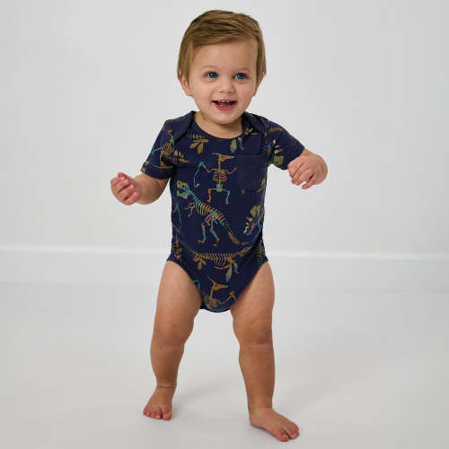 Fossil Quest Pocket Bodysuit | Little Sleepies