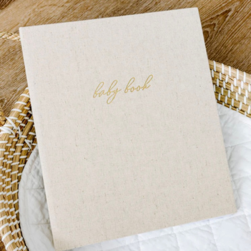 First Year Baby Memory Book - Sand