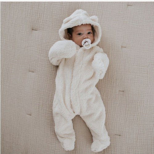 Magnetic Me Magnetic Fleece Pram - Cream, 0-3 M
