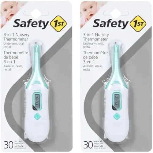 Safety 1st 3-in-1 Nursery Thermometer, Analog (Pack of 2)