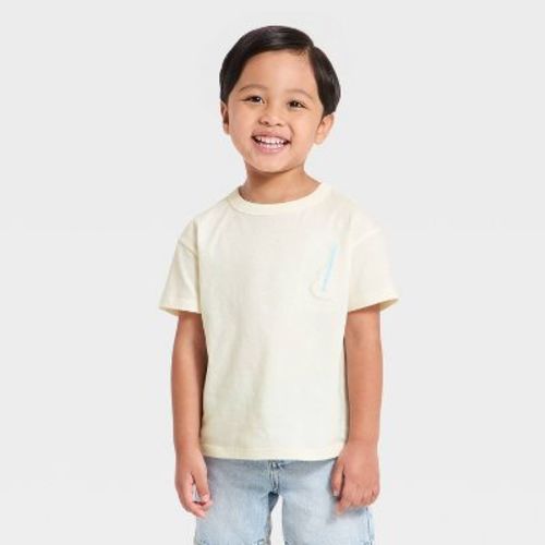 Baby Boys' Music Festival Oversized T-Shirt - Cat & Jack™ Cream 18M