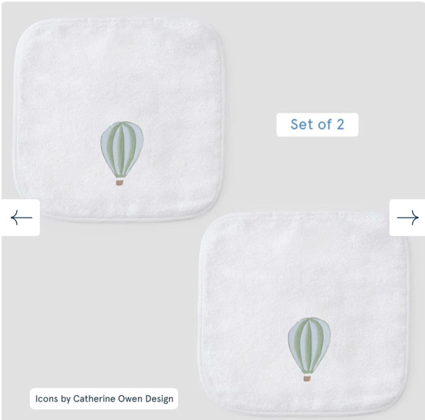 Baby Washcloths (pair)
