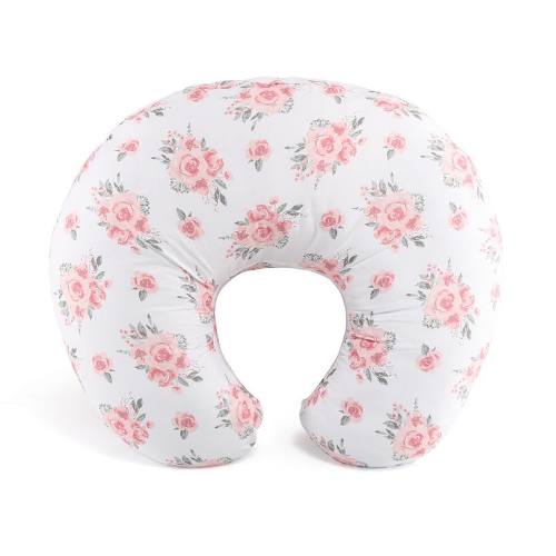 The Peanutshell Floral Rose Nursing Pillow