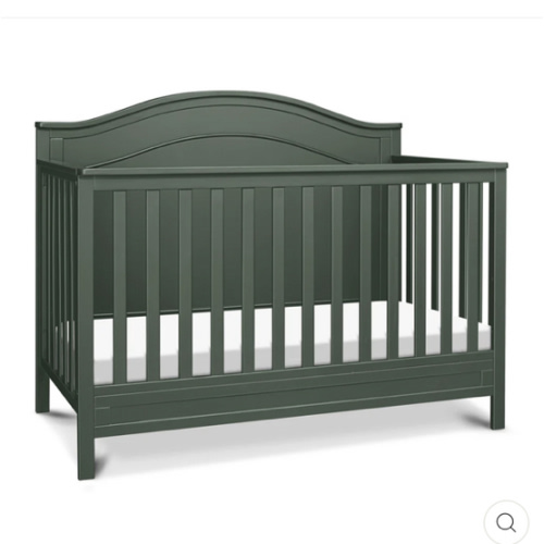 Charlie 4-In-1 Convertible Crib - Forest Green