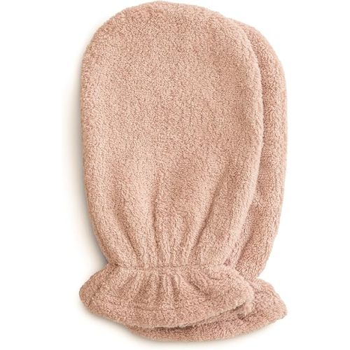 mushie Baby Bath Mitt | Organic Cotton | Pack of 2 (Blush)
