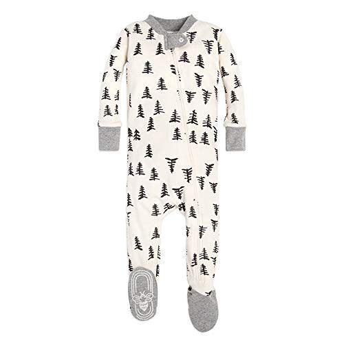 Burt's Bees Baby Unisex 1-Pack Pajamas, Baby Trees, 12 Months