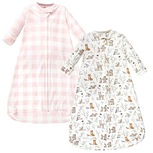 Hudson Baby BabyCotton Long-Sleeve Wearable Sleeping Bag, Sack, Blanket