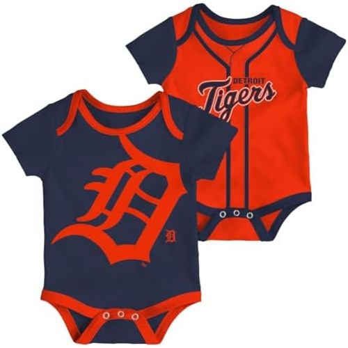 Outerstuff MLB Newborn & Infants 0-24 Months 2 Piece Team Graphic Creeper Bodysuit Romper Set