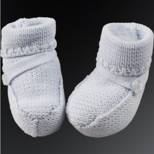 Button Strap Knit Booties | Feltman Brothers