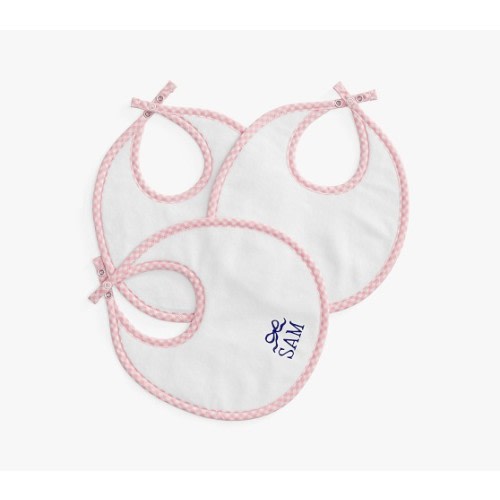 Gingham Bibs, Set of 3 | Pottery Barn Kids