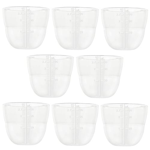 Maymom Dome Caps for Lansino Wide-Mouth Collar Ring, Spectra Wide-Mouth Collar Ring, Pigeon Wide-Mouth Collar Ring. Replace Lansino Bottle Cap, Compatible with Lansinoh Bottle Top, Lansino Bottle Lid