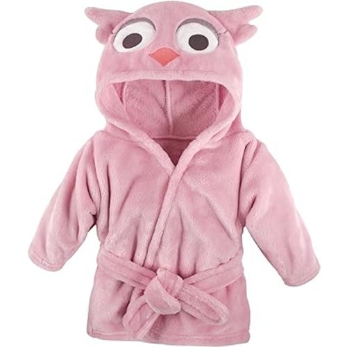 Hudson Baby Unisex Baby Plush Animal Face Bathrobe