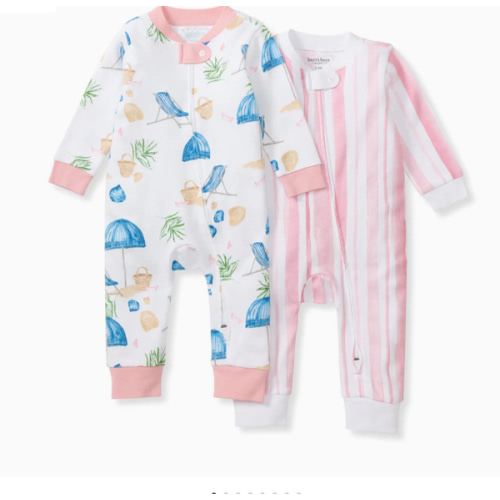 Santorini Beach Organic Cotton Sleep & Play 2 Pack – Burt's Bees Baby