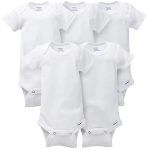Gerber baby-boys 5-pack Short Sleeve Variety Onesies Bodysuits