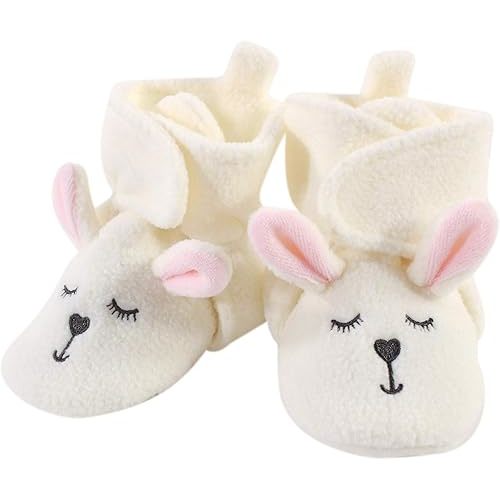 Hudson Baby Unisex-Child Cozy Fleece Booties Winter Accessory Set