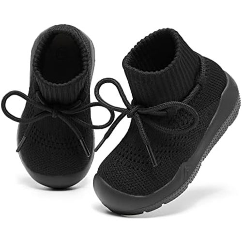 MORENDL Baby Sock Shoes Toddler Sneakers Infant Tennis Slip On Walking Shoes Boys & Girls Non-Slip Slippers