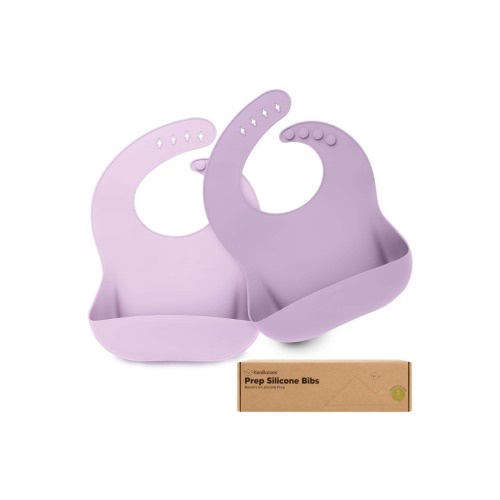 Prep Silicone Bibs | Lilac