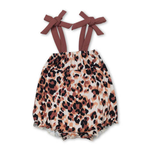 Cheetah Bubble– Three Smocked Sisters Co