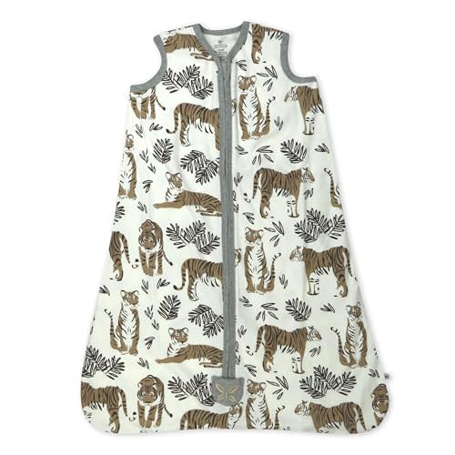 HonestBaby Zip Front Wearable Blanket 100% Organic Cotton for Infant Baby Boys, Girls