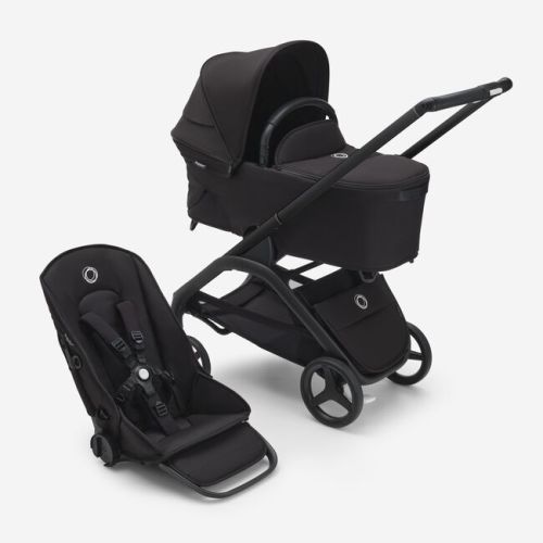 Dragonfly Seat & Bassinet Stroller Complete - Black / Black / Black