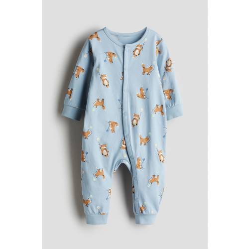 PATTERNED PAJAMA JUMPSUIT