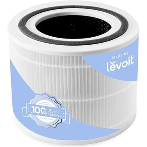 LEVOIT Genuine Core 300-P Replacement Filter, Core 300-RF Air Purifier Core300S Filters, Supports HEPA Sleep Mode, High-Efficiency Activated Carbon for Removal of Smoke, Odor, Allergens, Pollen,1 Pack