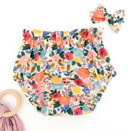 Rifle Paper Co. Floral Baby Girl Bloomers | Baby Girl Diaper Cover | Bloomers | Baby girl Clothes | Baby Outfit | Newborn Going Home Outfit