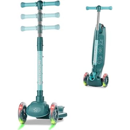 Light-up Foldable Tricycle Toddler Scooter