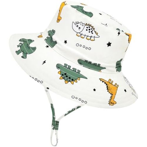 Baby Sun Hat Baby Boy Hats Toddler Hat UPF 50+ Bucket Hat for Baby Girls Infant Beach Hat with Wide Brim Kids Caps