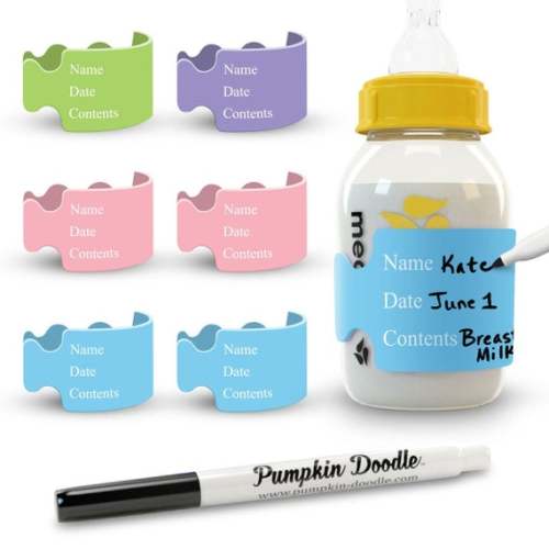 Baby Bottle Labels 11 Colors for Daycare 6 Labels and 1 - Etsy