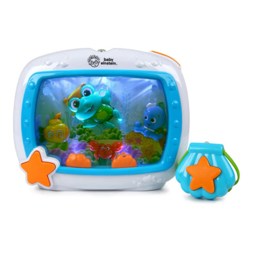 Baby Einstein Sea Dreams Soother Musical Crib Toy and Sound Machine, Newborn and up
