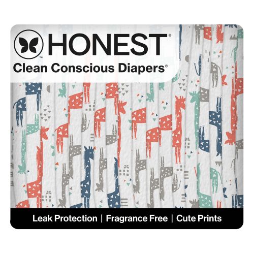 Honest Wetness Indicator Diapers - Plant-Based & Fragrance-Free | Honest