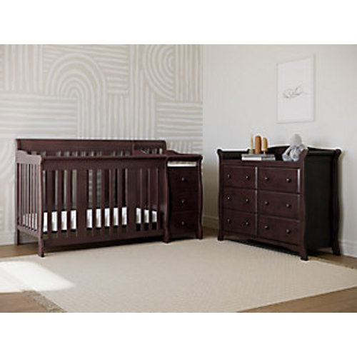 Storkcraft Portofino 5-in-1 Convertible Crib and Changer