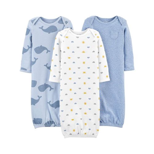 Simple Joys by Carter's Baby Boys' Cotton Sleeper Gown, Pack of 3