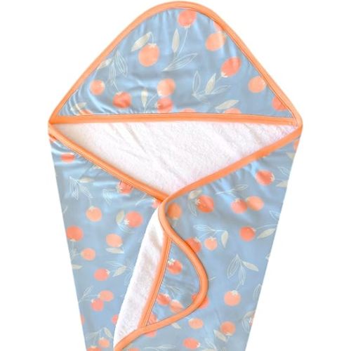 Copper Pearl Hooded Bath Towels Premium Knit/Terry Cloth Baby Towels with Hood, Pockets, and Cool Designs - Great to Gift and Make Bath Time Fun - Baby Bath Towel, Clementine