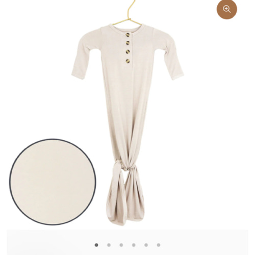 Lou Lou Knotted Gown size 3-6 months